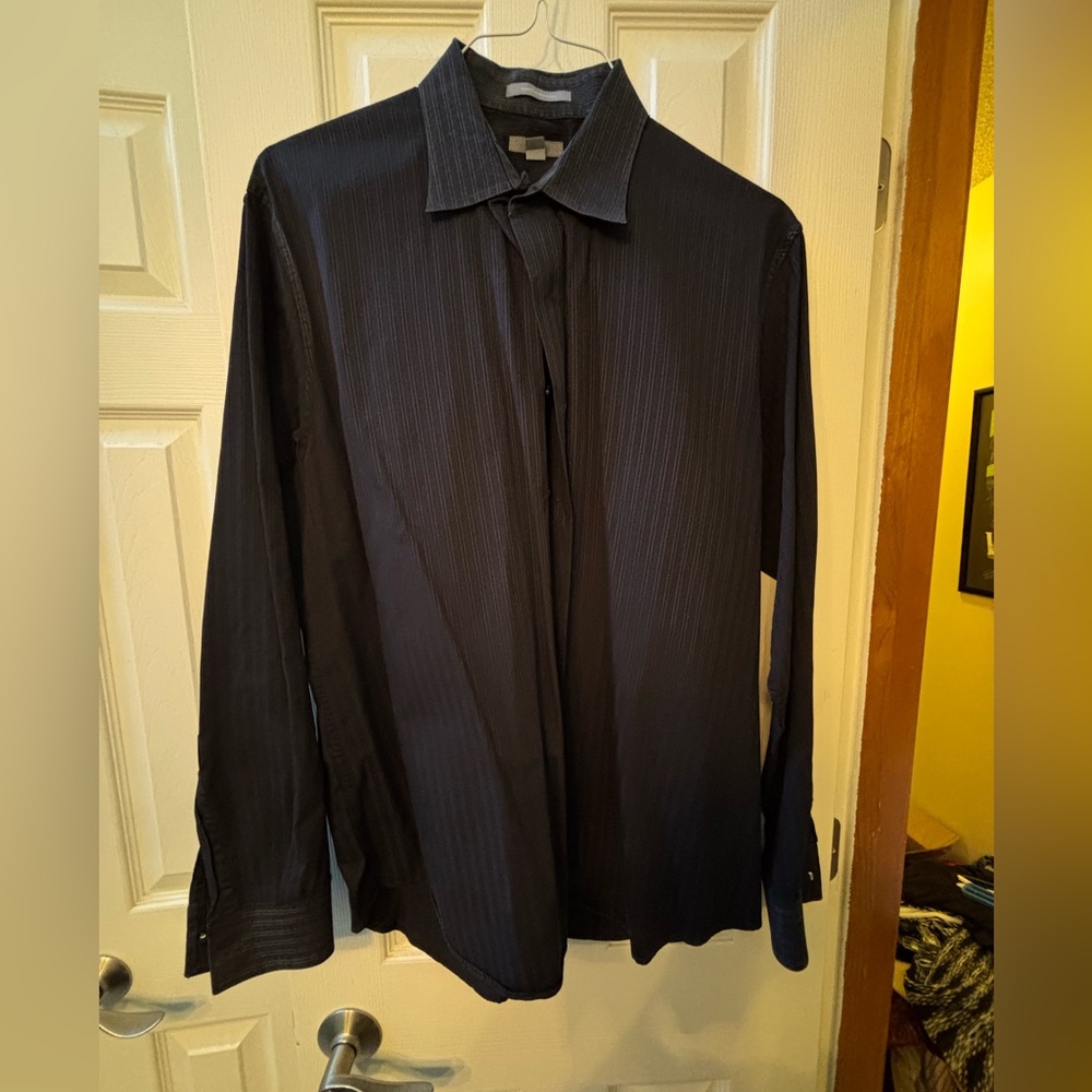 Men's Black Dress Shirt Apt. 9 Size XL
